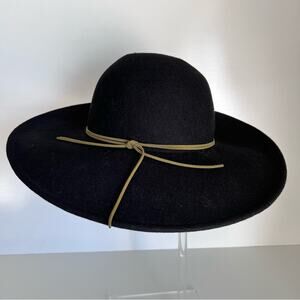 World Market 100% Wool Black Hat